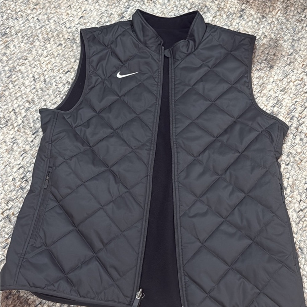 Nike Black Quilted Vest